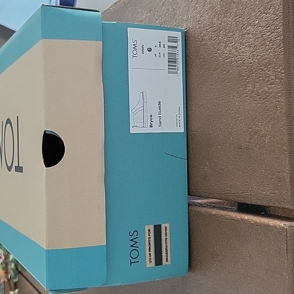 TOMS Women's Hightop Suede Sneakers Ortholite BRYCE Size 6 - NWT - Picture 7 of 7